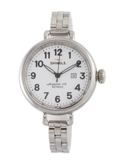Pre-owned Shinola The Birdy Watch, 34mm In Multi