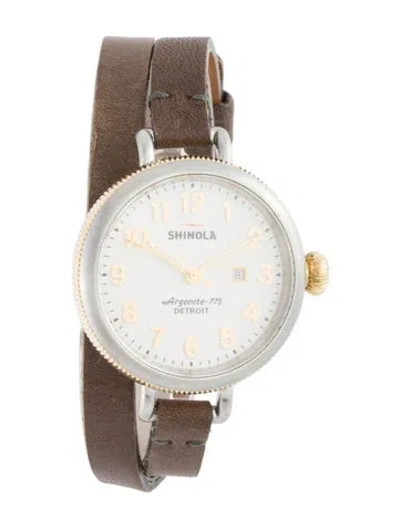 Pre-owned Shinola The Birdy Watch In Multi