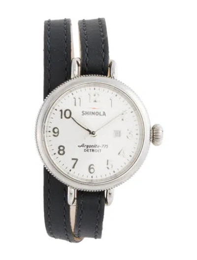 Pre-owned Shinola The Birdy Watch In Multicolor