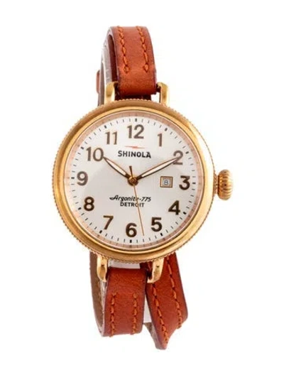 Pre-owned Shinola The Birdy Watch In Multicolor