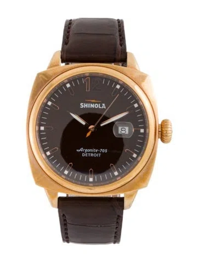 Pre-owned Shinola The Brakeman Watch In Multi