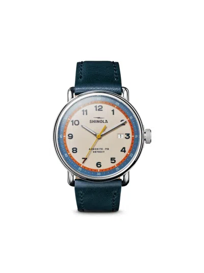Shinola The Canfield Model 43mm In Neutrals