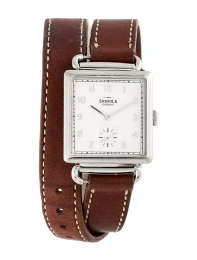 Pre-owned Shinola The Cass Watch In Multi