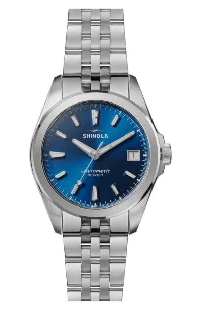 Shinola The Circadian Monster Automatic Bracelet Watch, 36mm In Black