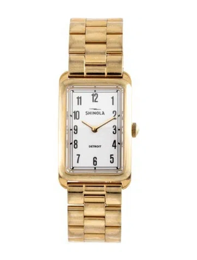 Pre-owned Shinola The Muldowney Watch, 24mm In Multicolor