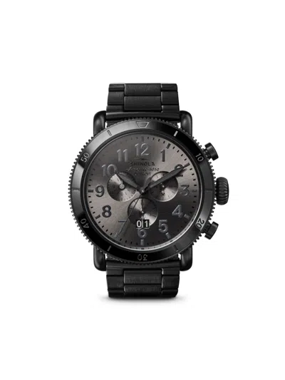 Shinola The Runwell Sport Chrono 48mm In Black