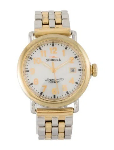 Pre-owned Shinola The Runwell Watch, 36mm In Multi