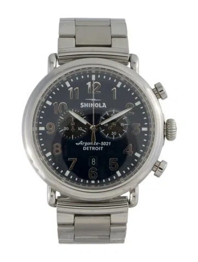Pre-owned Shinola The Runwell Watch, 47mm In Multi