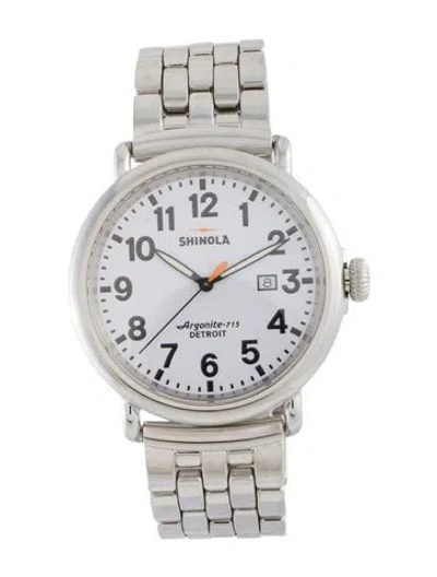 Pre-owned Shinola The Runwell Watch, 47mm In Multi