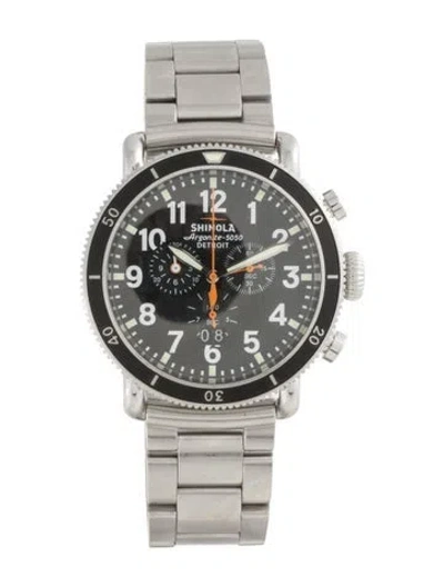 Pre-owned Shinola The Runwell Watch, 48mm In Multicolor