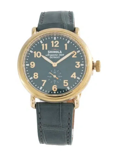 Pre-owned Shinola The Runwell Watch In Multi