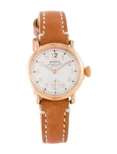 Pre-owned Shinola The Runwell Watch In Multi