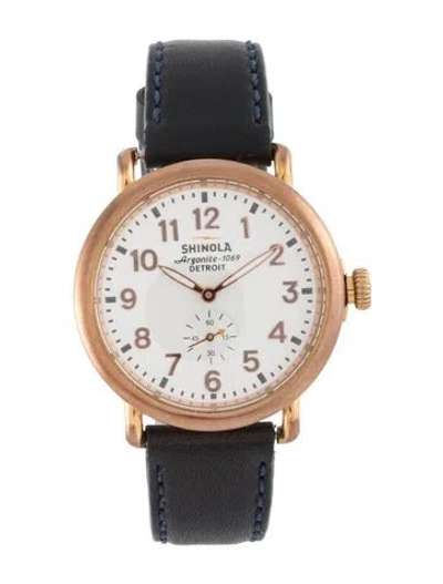 Pre-owned Shinola The Runwell Watch In Multi