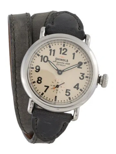 Pre-owned Shinola The Runwell Watch In Multicolor