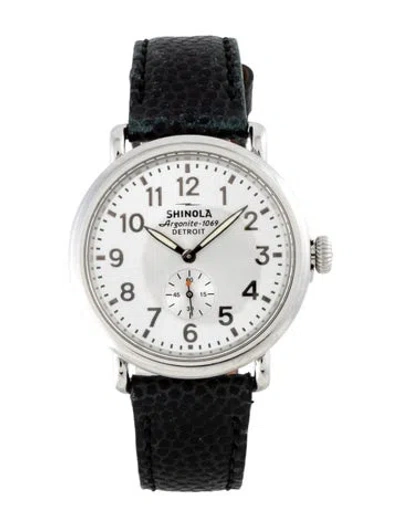 Pre-owned Shinola The Runwell Watch In Multicolor