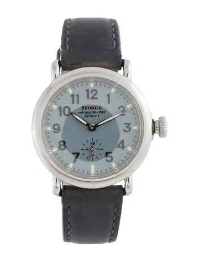 Pre-owned Shinola The Runwell Watch In Multicolor