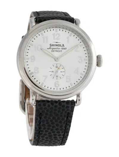 Pre-owned Shinola The Runwell Watch In Multicolor