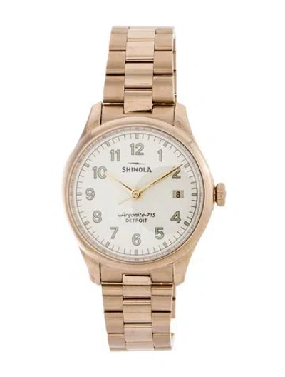 Pre-owned Shinola The Vinton Watch, 38mm In Multi