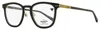 Shinola Unisex Flexon Keyhole Eyeglasses Sh37001 012 Crystal Carbon 50mm