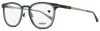Shinola Unisex Flexon Keyhole Eyeglasses Sh37001 050 Crystal Smoke 50mm In Green