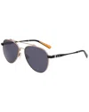 Shinola Unisex Runwell 56mm Sunglasses In Blue