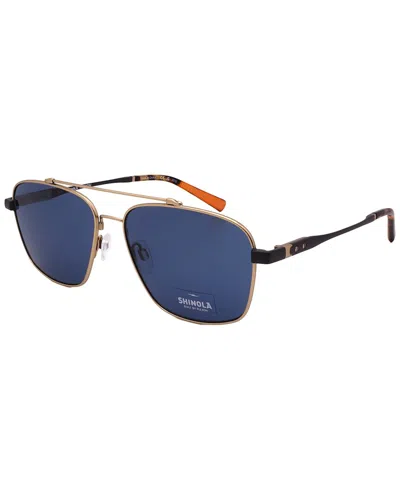 Shinola Unisex Sh2100s 57mm Sunglasses In Gold