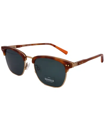 Shinola Unisex Sh2300s 52mm Sunglasses In Brown