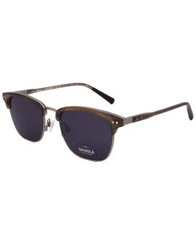 Shinola Unisex Sh2300s 52mm Sunglasses In Black