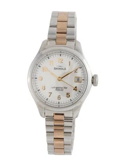 Pre-owned Shinola Vinton Watch, 32mm In Multicolor