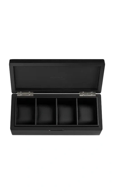 Shinola Watch Collector's Box In Black