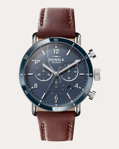 Shinola Women's Canfield Sport 40mm Chronograph Watch In Brown
