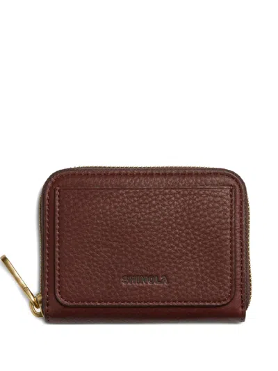 Shinola Portemonnaie Mit Reissverschluss In Brown