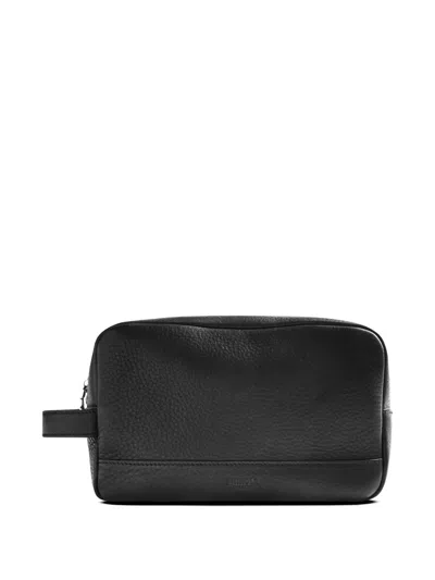 Shinola Zip Travel Kit Wash Bag In Black