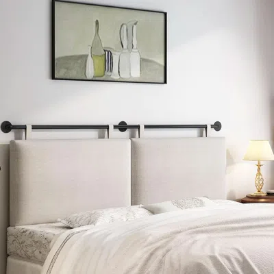 Shipitfurniture Linen Upholstered King Headboard Wall Mounted Bedroom Decor