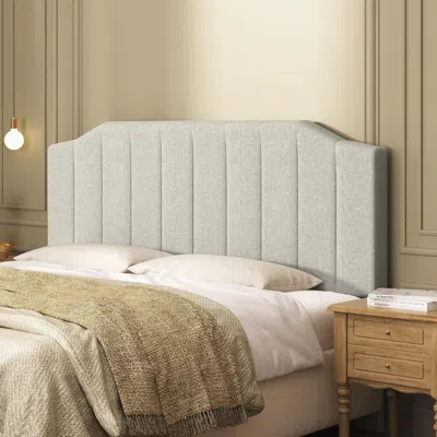 Shipitfurniture Linen Upholstered King Size Headboard With Easy Assembly