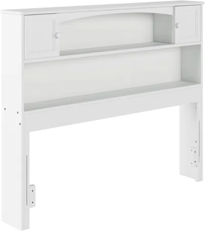 Shipitfurniture Newport Full Size Bookcase Headboard With Charger White