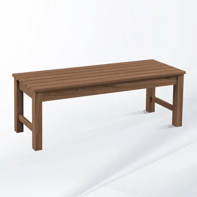 Shipitfurniture Outdoor Backless Patio Bench For Garden And Porch
