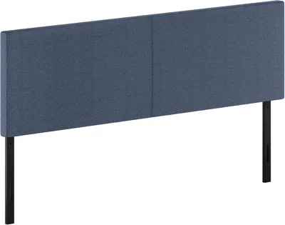 Shipitfurniture Stylish King Size Upholstered Headboard In Denim