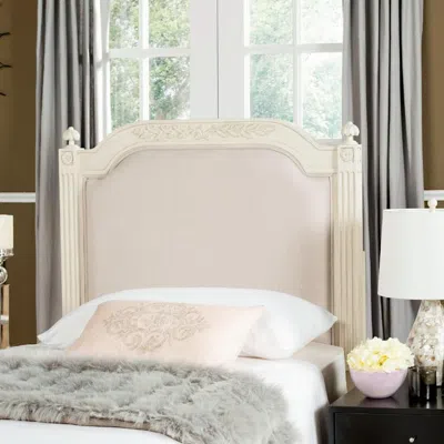 Shipitfurniture Tufted Linen Rustic Beige Headboard For Twin Beds