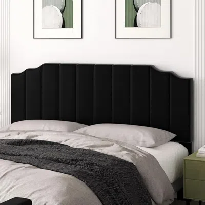 Shipitfurniture Velvet King Size Wall Mounted Headboard For Adjustable Beds