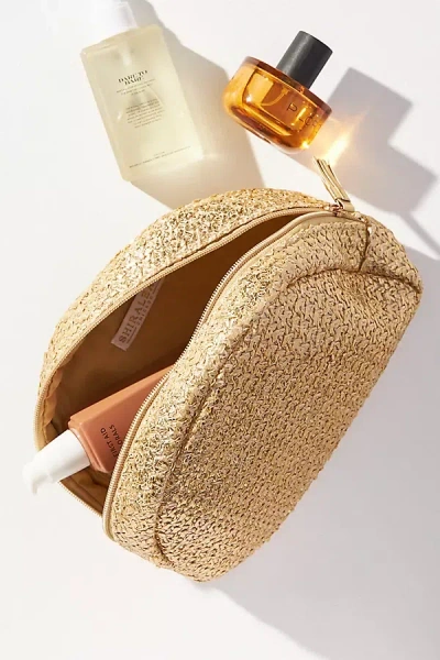 Shiraleah Adora Half Moon Zip Pouch Gold