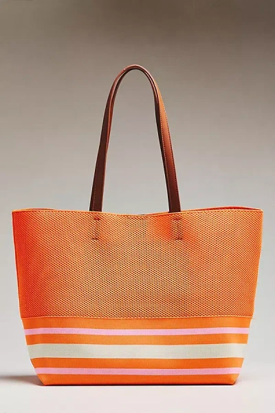 Shiraleah Aria Neoprene Tote Bag In Orange