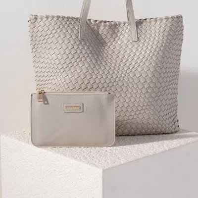Shiraleah Blythe Tote, Stone In Neutral