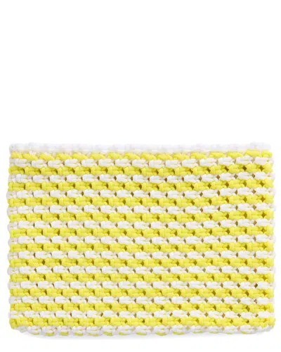 Shiraleah Braziliana Zip Pouch In Yellow