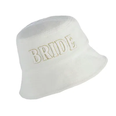 Shiraleah "bride" Bucket Hat, Ivory In White