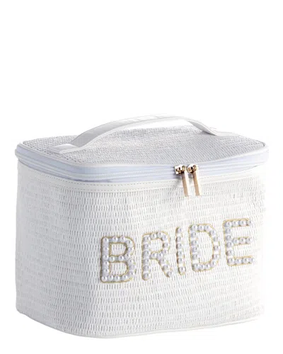 Shiraleah Bride Cosmetic Case In White