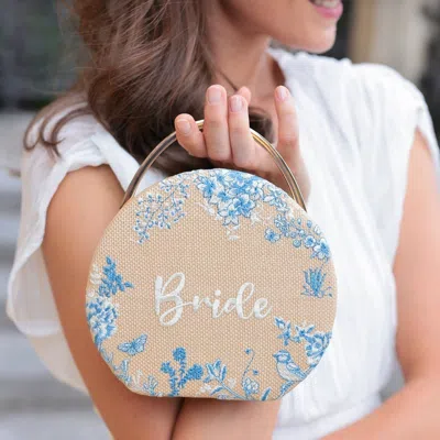Shiraleah "bride" Round Top-handle Bag, Natural In Brown