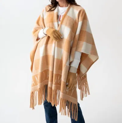Shiraleah Callie Game Day Cape In Tan
