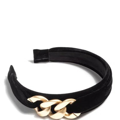 Shiraleah Chain Detail Headband, Black