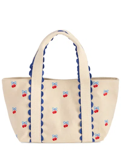 Shiraleah Cherry Icon Mini Tote In Neutral